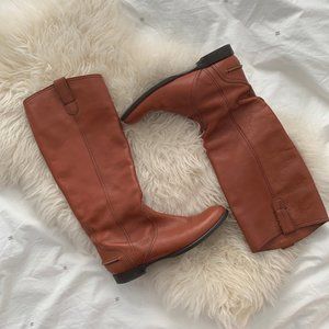Madewell Brown Leather Riding Boots